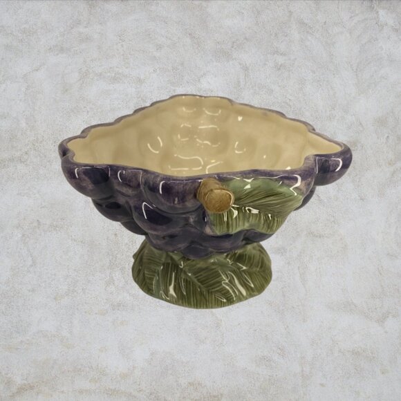 NOBLE EXCELLENCE BOWLS -- Dessert Bowls, Set of 4 Footed Bowls, Fruit Shaped - Picture 7 of 15
